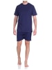 NORMANN Schlafanzug kurzarm Shorty - 66618 in navy