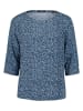 Zero  Bluse Tunika mit Print in Dark BlueCream