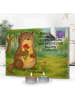 Mr. & Mrs. Panda Adventskalender Otter Blumenstrauß Design mit S... in Weiß