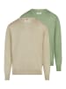 Redmond Pullover Basic in Beige / hellgrün