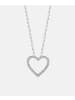 Diamant L'éternel Halskette mit Anhänger aus 375 Weißgold mit 0.10 Karat Diamant Herz-Design in...