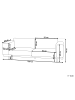 Beliani 3-Sitzer Sofa NIVALA in Weiß - (W) 220 x (H) 76 x (L) 84 cm