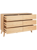 Beliani Kommode SARDIS in Braun - (W) 120 x (H) 75 x (L) 40 cm