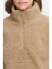 Oxmo Fleecejacke OXTOLIRONE 21301279ME moderner Teddy-Sweater in Natur