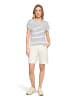 Betty Barclay Casual-Shirt mit U-Boot-Ausschnitt in Weiß/Blau