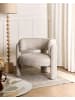 Beliani Sessel BUREA in Beige - (W) 80 x (H) 74 x (L) 70 cm
