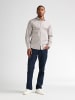 Petrol Industries Slim-Fit-Hemd mit feinem Muster steelworks in Braun