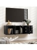 COSTWAY TV Schrank hängend 108 x 33 x 30,5 cm in Schwarz