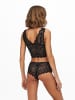 ONLY Bustier 'ONLCHLOE GLITTER' Schwarz
