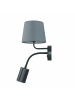 Licht-Erlebnisse Wandlampe (B)19 x (L)19 x (H)45 cm in Grau