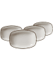 Ritzenhoff & Breker 4er Set Suppenteller Casa in 23,5 x 16 cm in beige