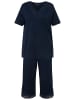 Ulla Popken Pyjama in nachtblau