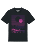 wat? Apparel T-Shirt Sun and Moon Skyline in Schwarz