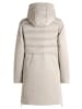 AMBER & JUNE Winterjacke Kunstdaune in Beige