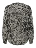 Kaffe Langarm-Bluse KAmilia Regular fit in Moonstruck / Black Animal