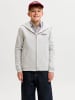 JACK & JONES Junior Kapuzenpullover in White Melange