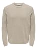 ONLY & SONS Strickpullover in Silver Lining