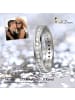 GoldDream 333 Weißgold - 8 Karat Damen Ringe Zirkonia Fingerring  54 (17,2)