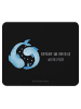 Mr. & Mrs. Panda Mouse Pad Sternzeichen Fische mit Spruch in Schwarz