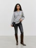 Vero Moda Strickpullover in Medium Grey Melange