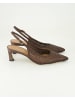 George Watts Slingpumps in Braun