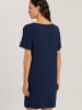 Hanro Nachthemd Natural Elegance in deep navy