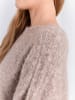 Norr Strickjacke Lillen in Brown Melange