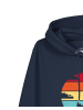 wat? Apparel Sweatshirt Retro Sunset Cat in Dunkelblau