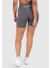 SMILODOX Shorts Cetrina Scrunch in Anthrazit