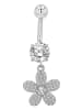 Adeliás Damen Piercing aus Edelstahl in silber