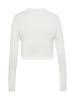 NAEMI Damen Pullover in Wollweiss