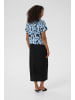 Kaffe Ärmellose Bluse KAamber Loose fit in Blue Graphic Flower
