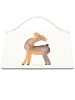 Mr. & Mrs. Panda Holzschild Lama Stolz ohne Spruch in Transparent