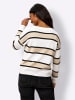 Heine Strickjacke in ecru-sand-gestreift