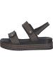 Marco Tozzi Keilsandaletten in black comb