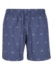 Urban Classics Urban Classics Herren Embroidery Swim Shorts in vintageblue/frostmint