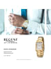 Regent Analog-Armbanduhr Regent Metallarmband gold extra groß (ca. 28,5x41,5mm)