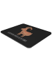 Mr. & Mrs. Panda Mouse Pad Sternzeichen Steinbock mit Spruch in Schwarz
