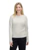 BETTY & CO Strickpullover mit V-Ausschnitt in cream