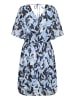 Kaffe Kleid KAelina Regular fit in Blue Flower Print