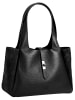 Cluty Shopper echt Leder in schwarz