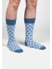 DillySocks Socken Flower Mood in Biege Gelb Pink Blau