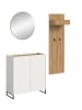 ebuy24 Garderobenmöbel Drive (3-teilig) Weiß 197 x 32 cm