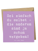 Mr. & Mrs. Panda Grußkarte Spruch Selbstakzeptanz Einzigartig mi... in Lavendeltraum