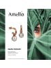 Amello Ohrringe Edelstahl (Stainless Steel), vergoldet (Roségold 333) Ohrhänger