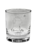 Mr. & Mrs. Panda Whiskey Glas Hund Kleeblatt ohne Spruch in Transparent