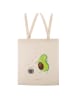 Mr. & Mrs. Panda Tragetasche Avocado Tanzen ohne Spruch in Creme