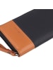 Greenburry Nappa Geldbörse RFID Schutz Leder 19.5 cm in navy blue-tan