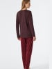 Schiesser Pyjama Classic Comfort Fit in Rot