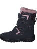 superfit Stiefeletten in Blau/Rosa